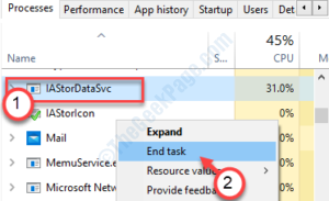 Iastordatasvc High Cpu Usage In Windows