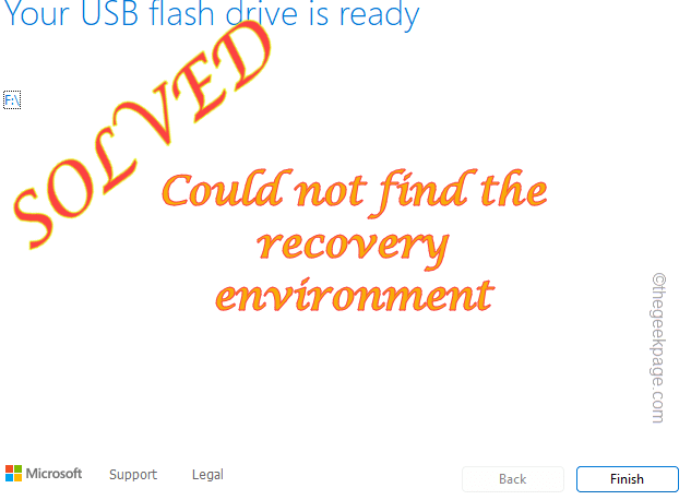 Fix Could Not Find The Recovery Environment In Windows 11 10