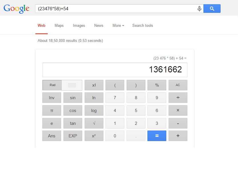 google-calculator