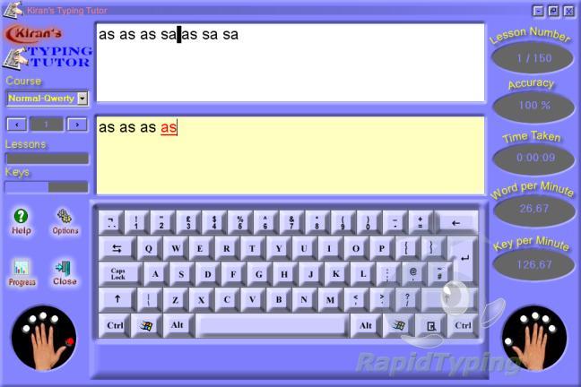 learn how to typing program free