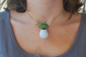 plant necklace