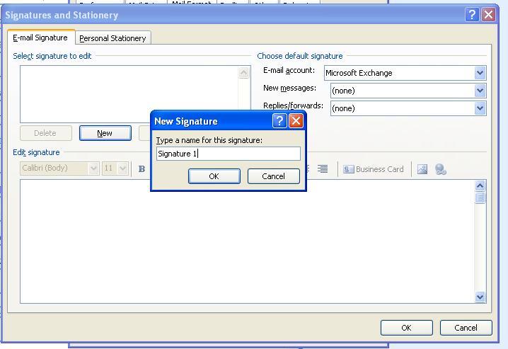 how to add a signature in outlook 2015
