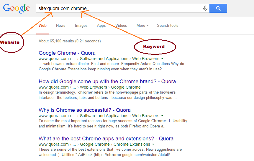 search-specific-site-google