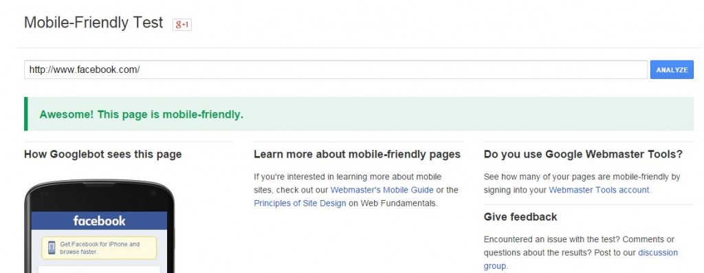 Facebook_mobile friendly site