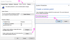 How to create Restore Point in Windows 10 a Step by step guide
