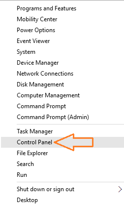 open-control-panel