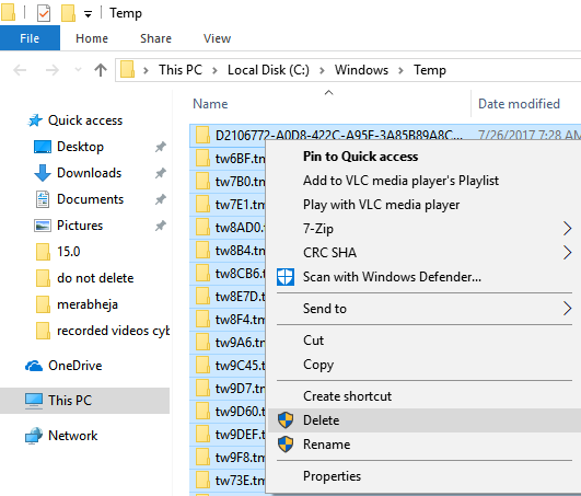 Delete Temp Files Windows 10 11