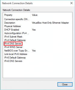 ipv4 dns address win 10