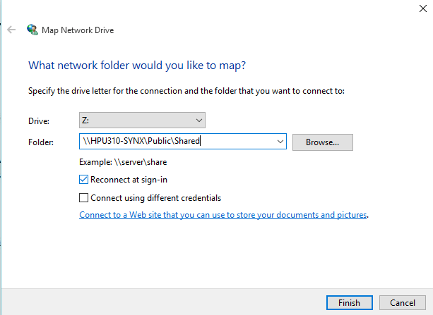 map-network-drive