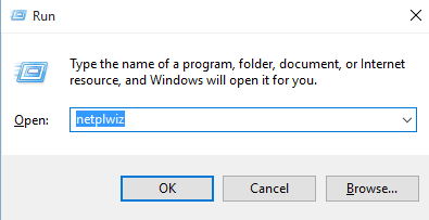 netplwiz