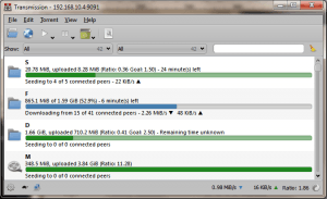transmission torrent client min
