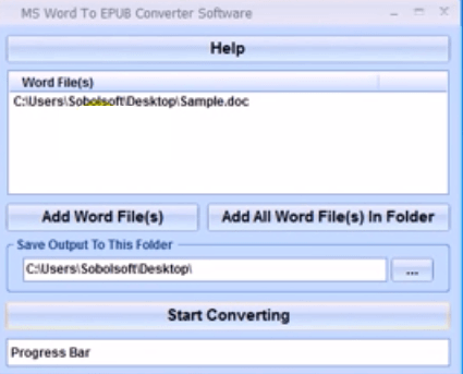 MS Word to EPUB Converter-min