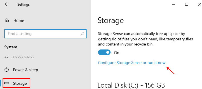 Configure Storage