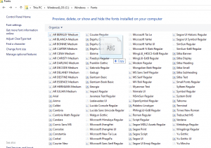 How to install Downloaded Font and uninstall it in windows 10