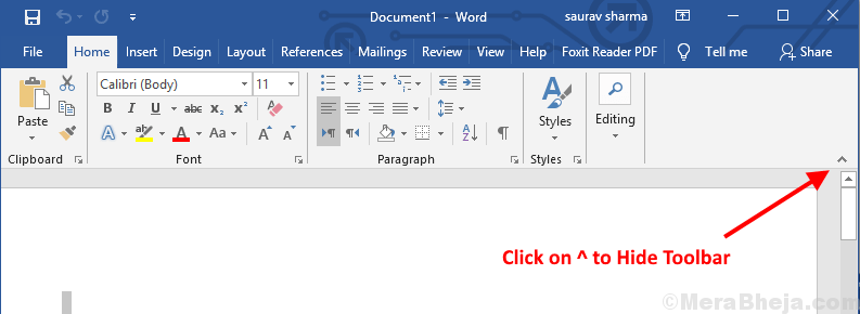 How To View Microsoft Word Toolbar Visiondad