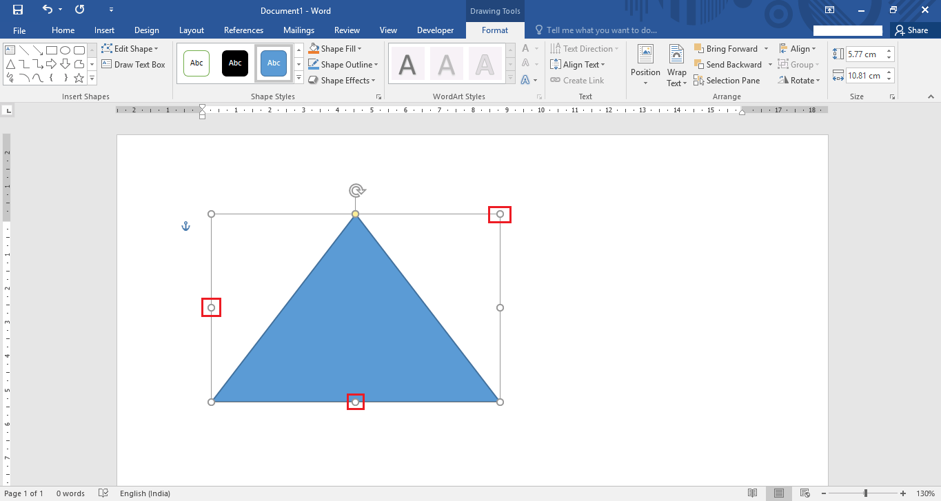 How To Insert Edit Shapes In Microsoft Word 16