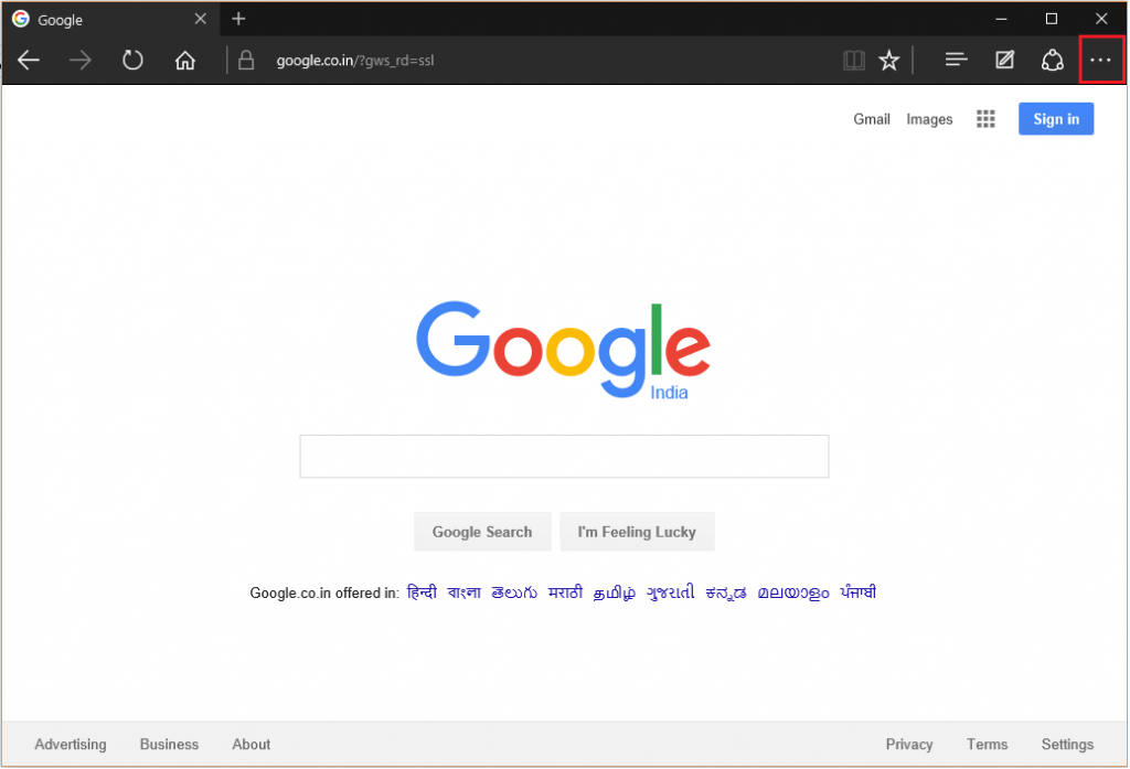 How to use the print feature in the Edge browser in Windows 10