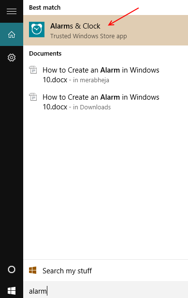 setting-up-alarm-windows-10