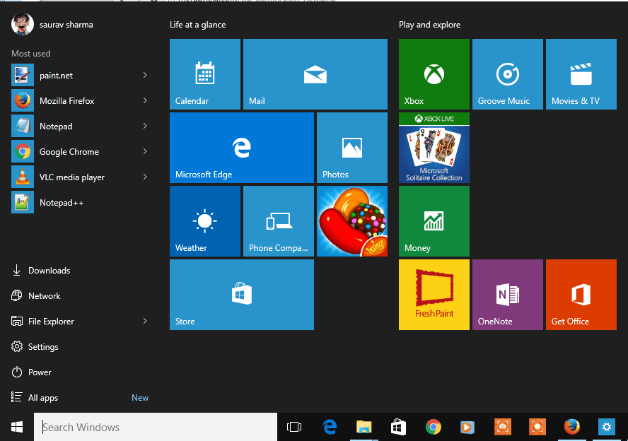 start-menu-windows-10