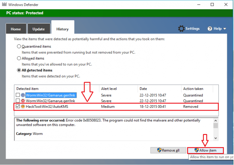 Solved! Download failed, Virus Detected Message in Windows 10