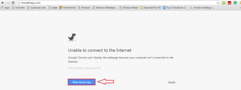 How to browse offline in Google Chrome without internet