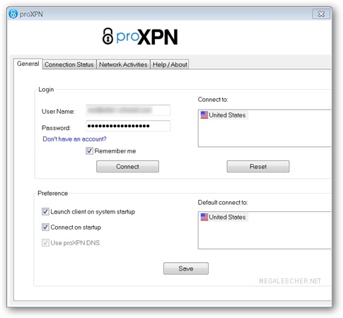 Us password. PROXPN 3.0.5. \XPN.