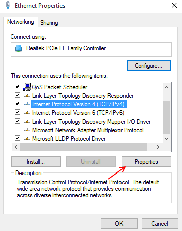 dns probe finished no internet connection