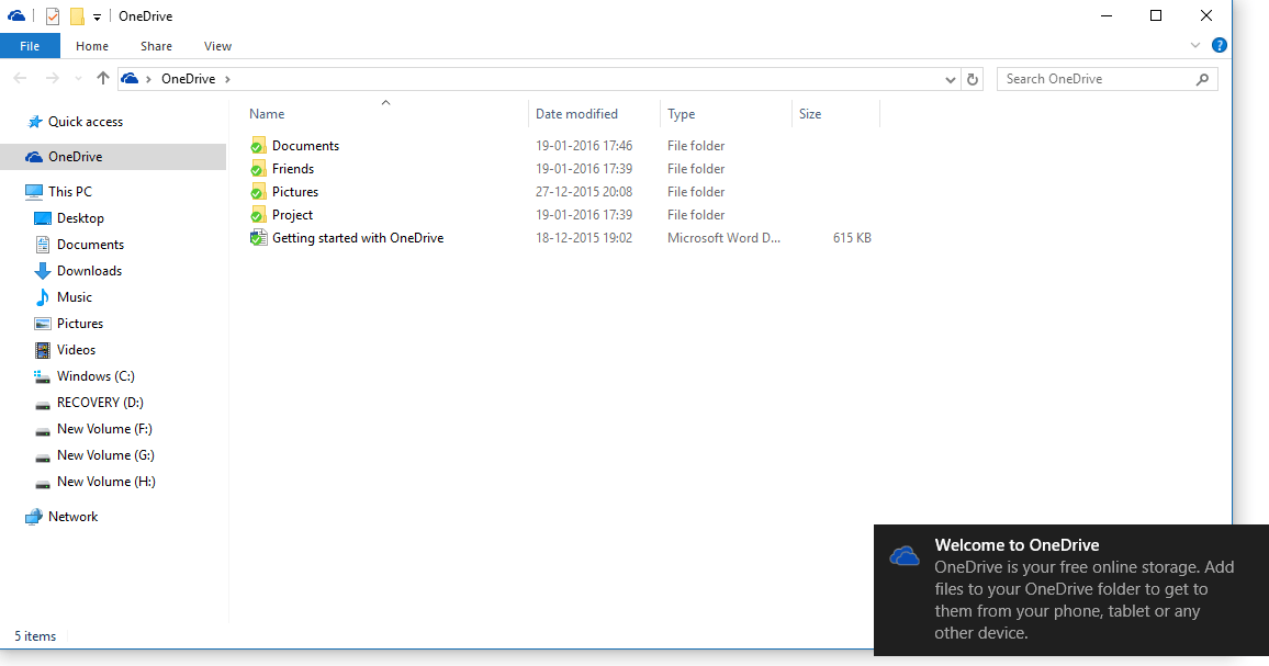 Onedrive не удается