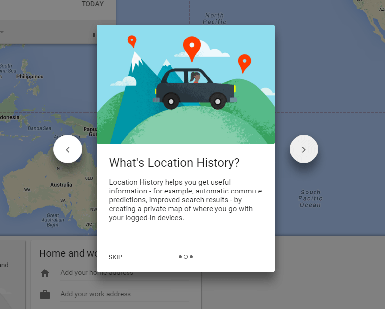 Google Timeline Tool: Your stored Location History