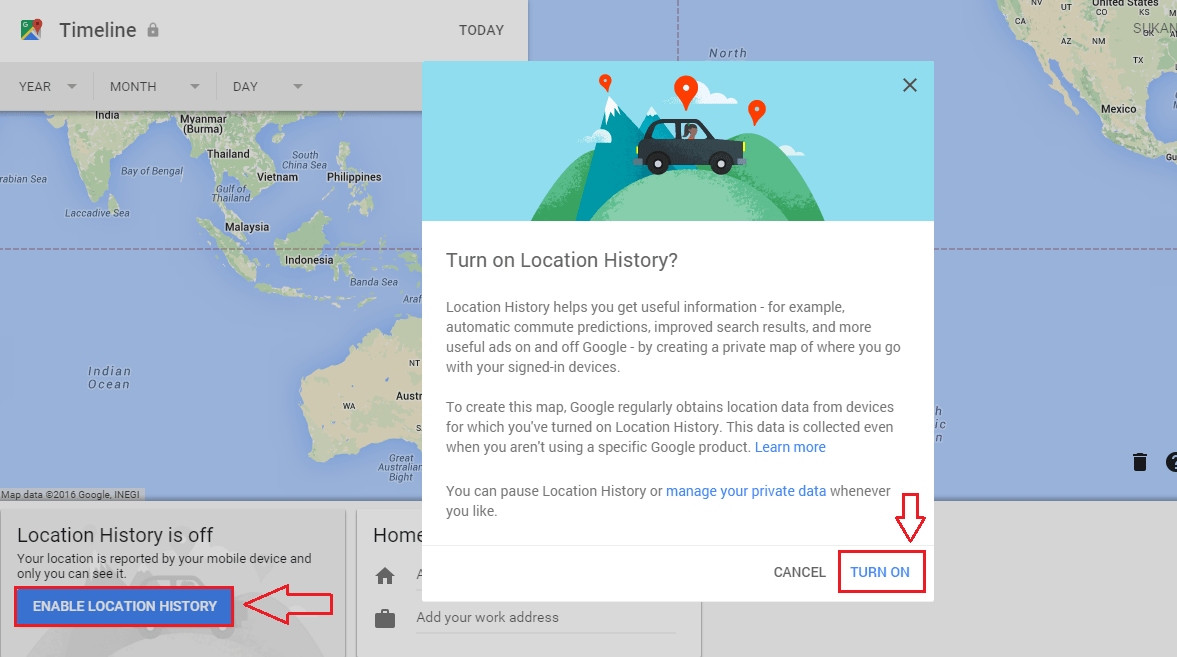 Google Timeline Tool Your Stored Location History   4turnOnHistory 