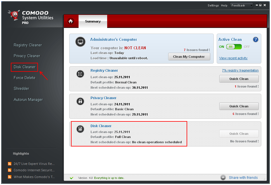 comodo-system-disk-cleaner