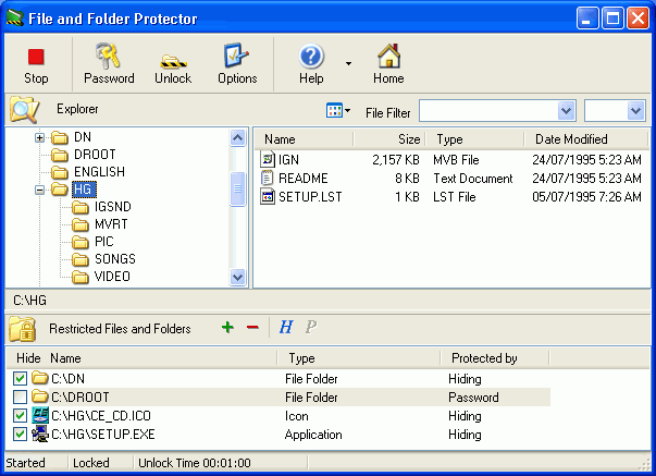 folder lock free software