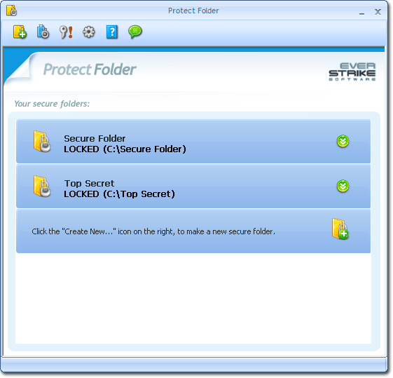 free lock folder sowftware