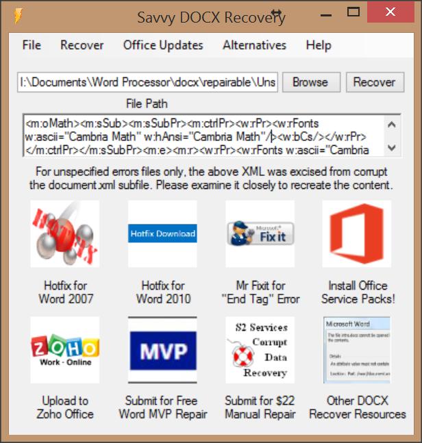 microsoft word corrupt file recovery mac os