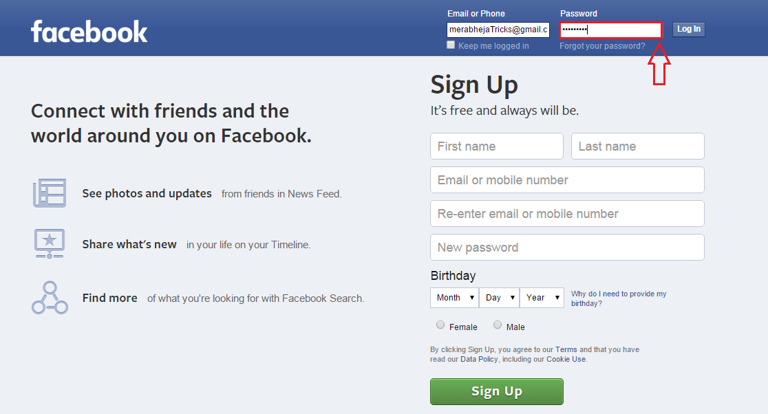 Facebook Login P