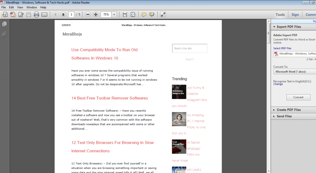 How To Save Any Webpage As PDF Using Google Chrome