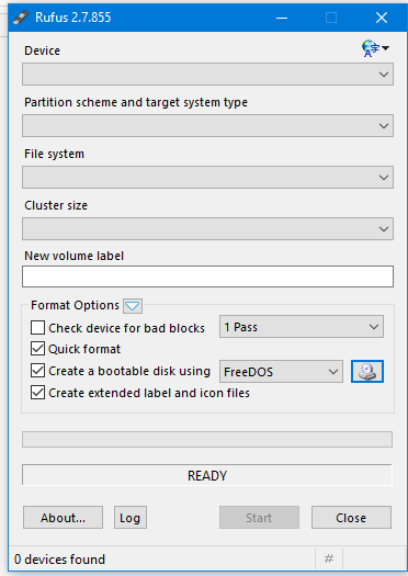 rufus iso windows 7 settings