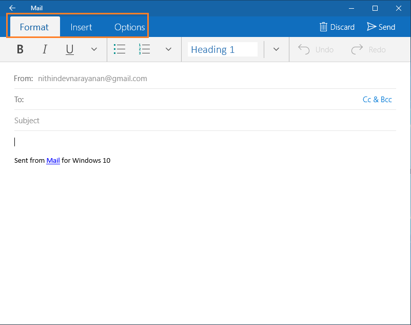 windows 10 mail attachments