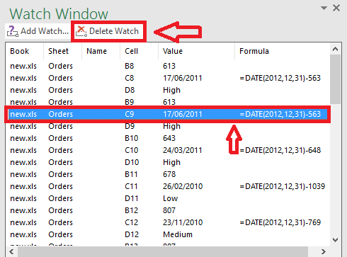 Add a watch window in excel 2016 pdf