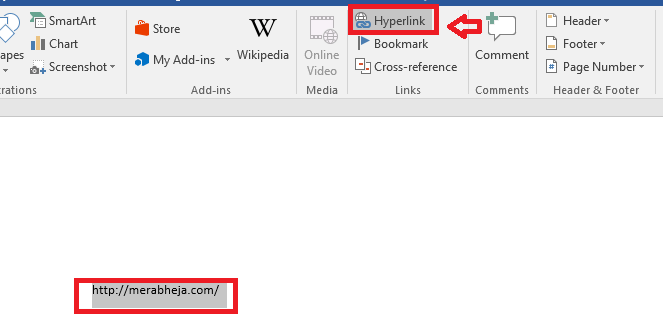 create a hyperlink in word in smartart