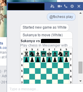 Fb on chat how play to chess How To