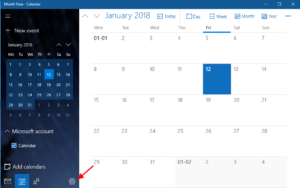 Calendar Settings Windows 10 Min