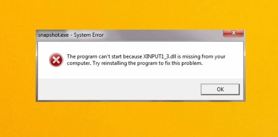 Fix Window 10 Xinput1 3 Dll Is Missing Error