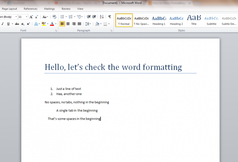 Show Formatting Marks And Reveal Formatting Symbols In Word 6137