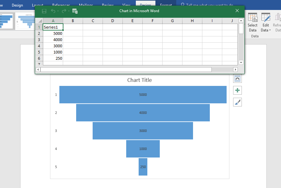 funnel char microsoft office for mac