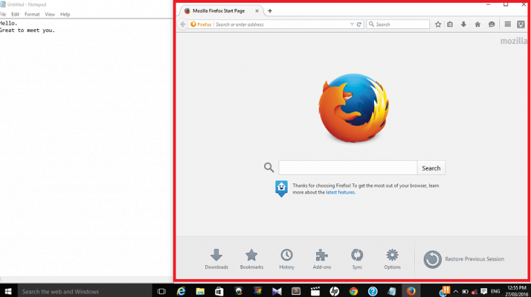 Snapped Windows How To Re-size Snapped Windows In Windows 10