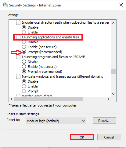 exe file download problem