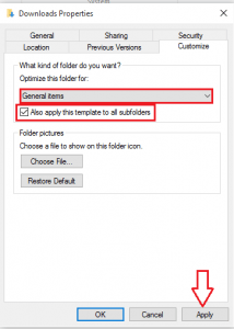 changing properties