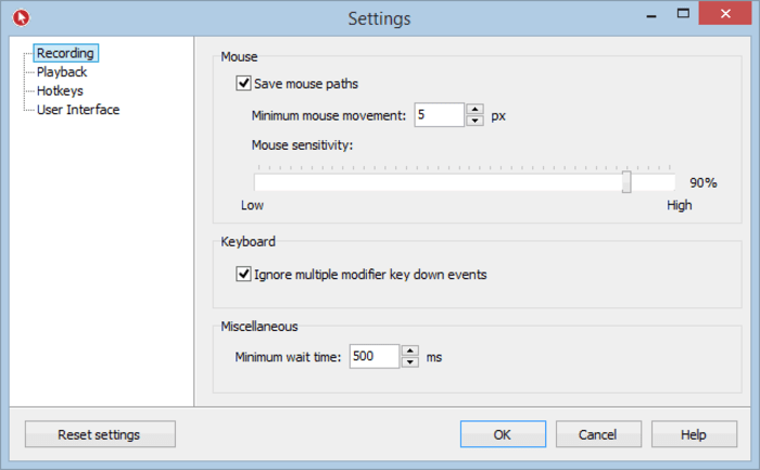 mouse recorder pro 2 not recording mouse clicks