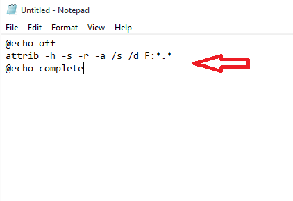 notepad command